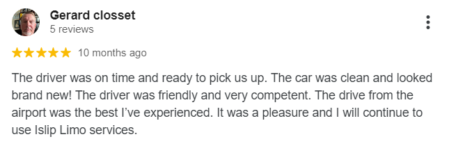 Islip Limo Car Service Review